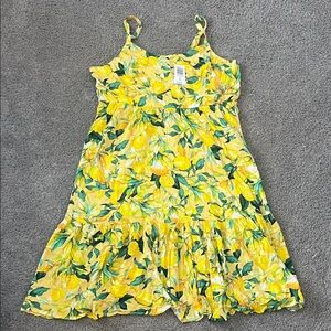 Torrid Yellow Lemon Print Dress - New!